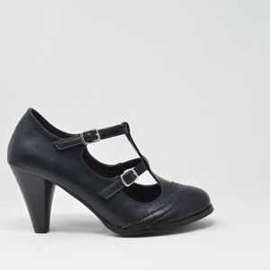Chase + Chloe Shoes - ⭐️ Women’s Black Double-Strap Mary Jane Pump Heels Chase + Chloe Shoes - ⭐️ Women’s Black Double-Strap Mary Jane Pump Heels